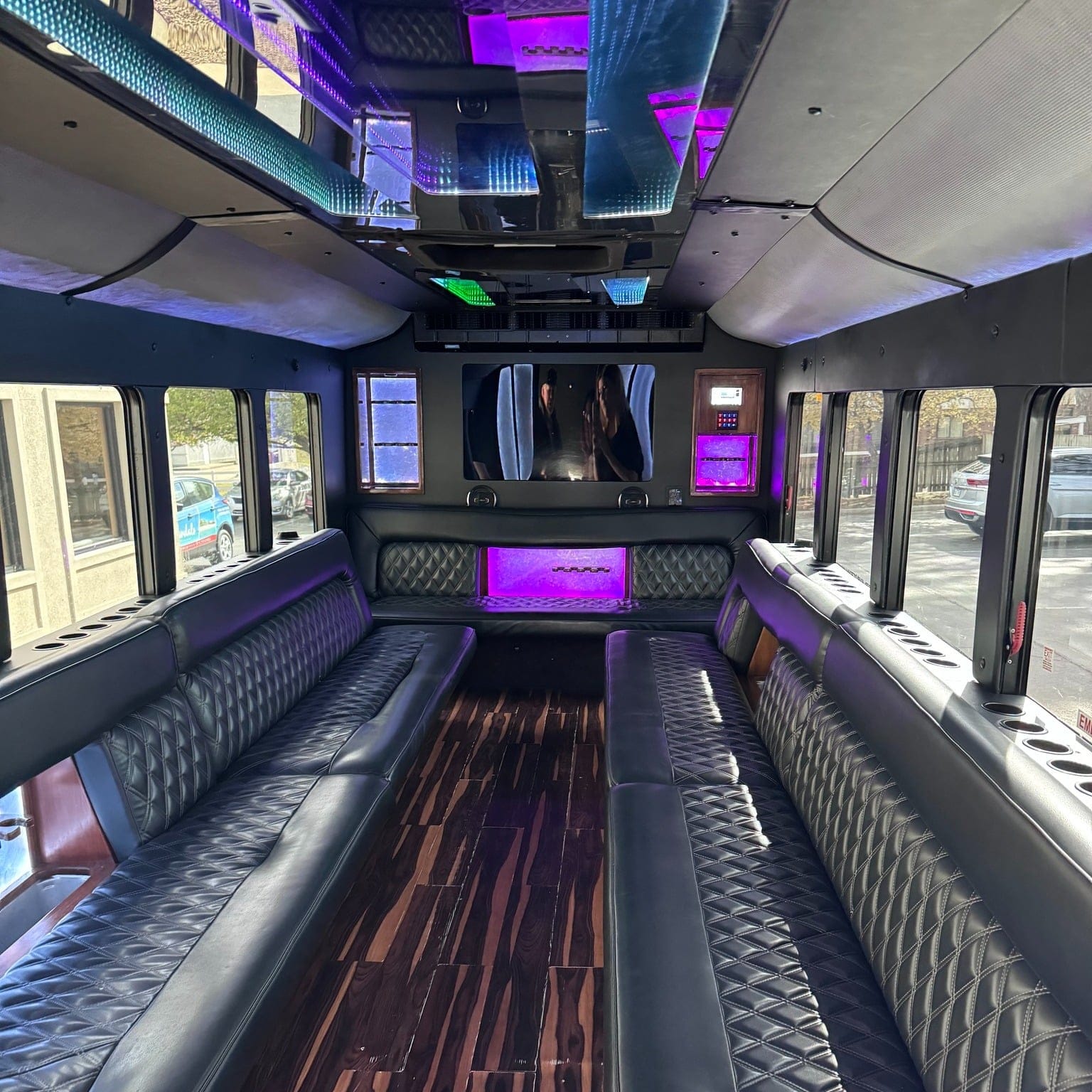 36 Passenger Prom Party Bus Button, Illinois