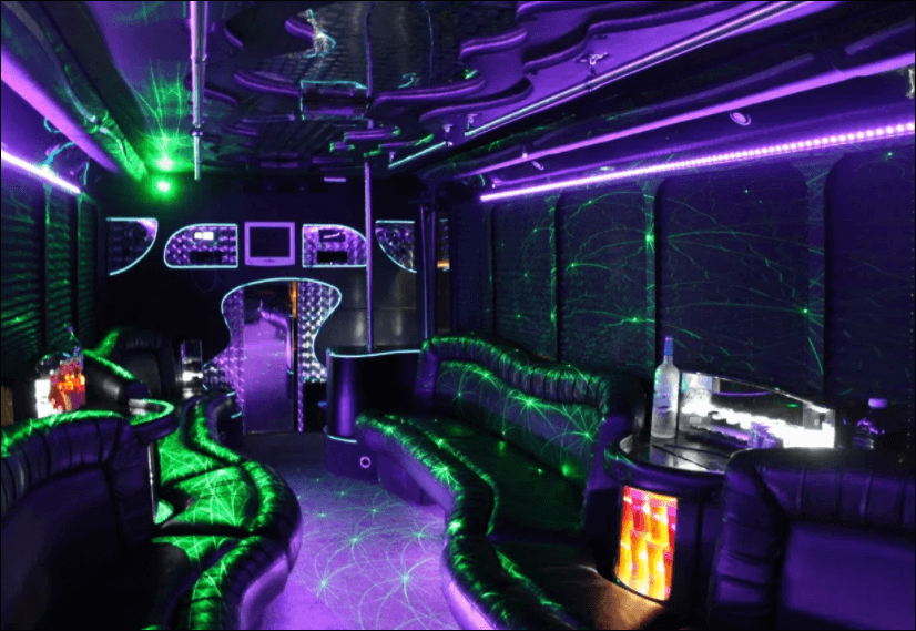 36 Passenger Party Bus Rental - Unlimited Charters