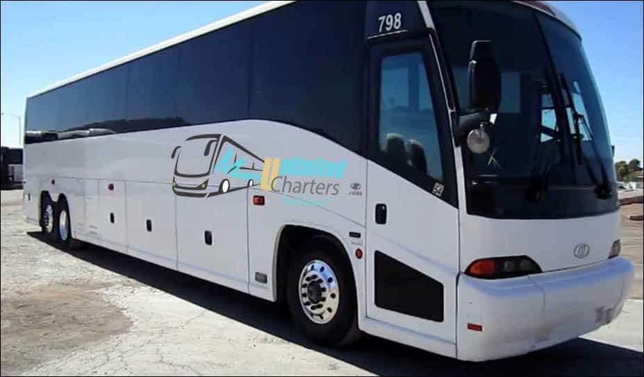 56 Passenger Coach Bus - Unlimited Charters