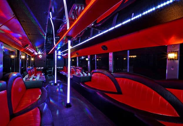 45 Passenger Party Bus - Unlimited Charters