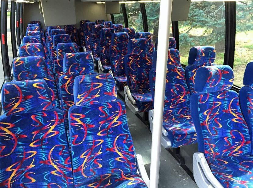 30 passenger mini bus-inside