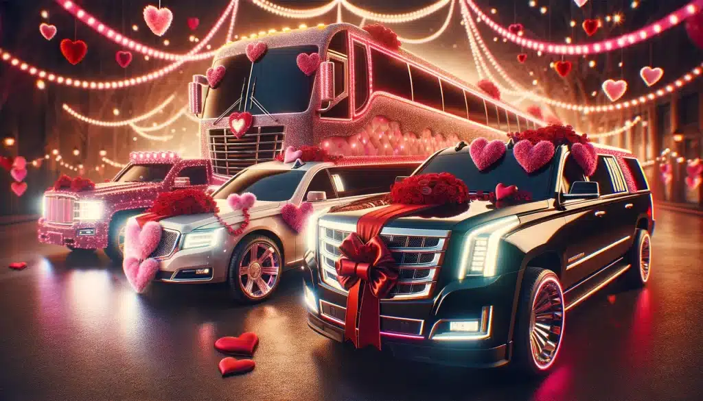 Valentine's Day Party Bus and SUV Rental