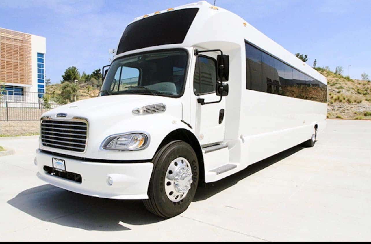 Construction Shuttle Service vehicle for group transportation in Milwaukee